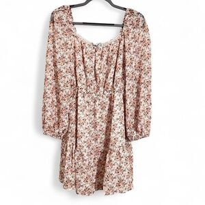 Floral Mini Dress - Size 2X - NWT
